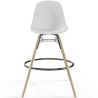 Bar Stool - Scandinavian Design - Wooden Legs - Pack of 4 - Skögur image 7