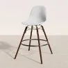 Bar Stool - Scandinavian Design - Dark Wood Legs - Skögur image 7