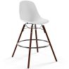Bar Stools - Scandinavian Design - Dark Wood Legs - Pack of 2 - Skögur image 7