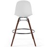 Bar Stools - Scandinavian Design - Dark Wood Legs - Pack of 2 - Skögur image 7