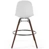 Bar Stools - Scandinavian Design - Dark Wood Legs - Pack of 2 - Skögur image 7