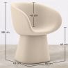 Sculptural Upholstered Designer Armchair - For Hotels, Restaurants, and Luxury Spaces - Ideali image 7