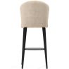 Velvet Upholstered Bar Stool - Modern and Premium Design for Restaurants, Hotels, and Homes - Velvet Icon image 7