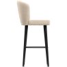 Velvet Upholstered Bar Stool - Modern and Premium Design for Restaurants, Hotels, and Homes - Velvet Icon image 7