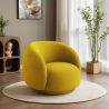 Enveloping Upholstered Armchair - Modern Curved Style - Bobby image 7