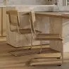Dining Chair - Vintage Design - Wood and Rattan - New Edition - Bruna image 7