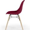 Velvet Dining Chair - Scandinavian Design and Wooden Legs - Skögur image 7
