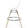 Velvet Bar Stool - Scandinavian Design and Wooden Legs - Skögur image 7