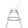 Velvet Bar Stool - Scandinavian Design and Wooden Legs - Skögur image 7
