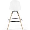 Velvet Bar Stool - Scandinavian Design and Wooden Legs - Skögur image 7