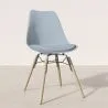 Dining Chair with Cushion - Scandinavian Design and Wooden Legs - Skögur image 7