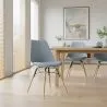 Dining Chair with Cushion - Scandinavian Design and Wooden Legs - Skögur image 7