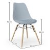 Dining Chair with Cushion - Scandinavian Design and Wooden Legs - Skögur image 7
