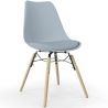 Dining Chair with Cushion - Scandinavian Design and Wooden Legs - Skögur image 7