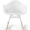 Rocking Chair - Scandinavian Design - Wooden and Metal Legs - Nordika image 7
