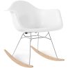 Rocking Chair - Scandinavian Design - Wooden and Metal Legs - Nordika image 7