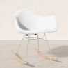 Rocking Chair - Scandinavian Design - Wooden and Metal Legs - Nordika image 7