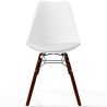 Dining Chair with Cushion - Scandinavian Design and Wooden Dark Legs - Skögur image 7