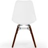 Dining Chair with Cushion - Scandinavian Design and Wooden Dark Legs - Skögur image 7