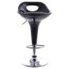 Buy Swivel Bar Stool with Backrest - Modern Black 49736 - in the EU
