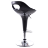 Buy Swivel Bar Stool with Backrest - Modern Black 49736 in the Europe