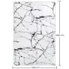 Large Rug with Modern Design Marble Effect – (290x200 cm) – Calico image 7