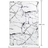 Large Rug with Modern Design Marble Effect – (290x200 cm) – Calico image 7