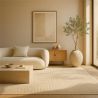 Rug Large Contemporary Modern Design - Beige (160x230 cm) - Rococo image 7