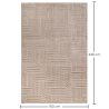 Rug Large Contemporary Modern Design - Beige (160x230 cm) - Rococo image 7