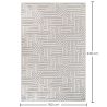 Rug Large Contemporary Modern Design - Beige (160x230 cm) - Rosella image 7