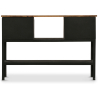 Buy Industrial console table 2 drawers metal Black 51318 with a guarantee