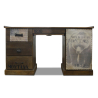 Buy Wooden vintage industrial desk  Natural wood 51323 - in the EU