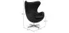 Armchair with Armrests - Upholstered in Faux Leather - Egg Design - Brave image 7