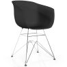 Dining Chair - Scandinavian Design - Chrome Legs - Polin image 7