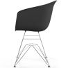 Dining Chair - Scandinavian Design - Chrome Legs - Polin image 7
