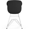 Dining Chair - Scandinavian Design - Chrome Legs - Polin image 7