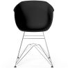 Dining Chair - Scandinavian Design - Chrome Legs - Polin image 7