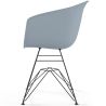 Dining Chair - Scandinavian Design - Black Legs - Polin image 7