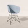 Dining Chair - Scandinavian Design - Black Legs - Polin image 7