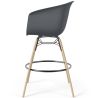 Bar Stool - Scandinavian Design - Natural Wood Legs - Melania image 7