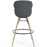 Bar Stool - Scandinavian Design - Natural Wood Legs - Melania image 7