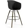 Bar Stool - Scandinavian Design - Dark Wood Legs - Pirela image 7