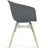 Dining Chair - Scandinavian Design - Natural Wood Legs - Polin image 7