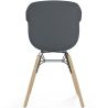 Dining Chair - Scandinavian Design - Natural Wood Legs - Polin image 7