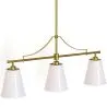 Aged Gold Metal Ceiling Pendant Lamp with 3 Shades - Bubles image 7