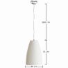 Pendant lamp - Minimalist design - Stone-effect finish - Sinur I image 7