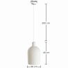 Pendant lamp - Minimalist design - Stone-effect finish - Sinur II image 7