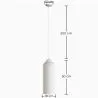 Pendant lamp - Minimalist design - Stone-effect finish - Sinur III image 7