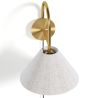 Vintage Gold Wall Lamp with Plug and Switch - Boly image 7