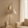 Vintage Gold Wall Lamp with Plug and Switch - Boly image 7